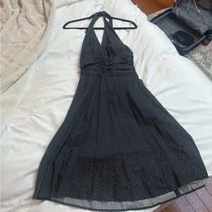 Lucy Love Black and White Backless Dress